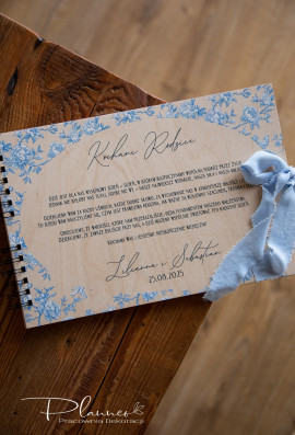 Album dla rodziców Toile De Jouy życzenia dla rodziców