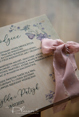 Album dla rodziców Bridgertonowie wstążka szyfonowa