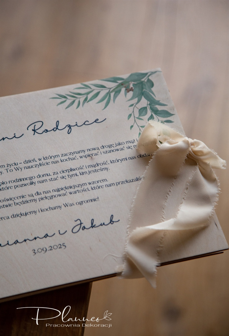 Album dla rodziców Zielone Liście