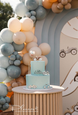 Topper urodzinowy Auto Vintage