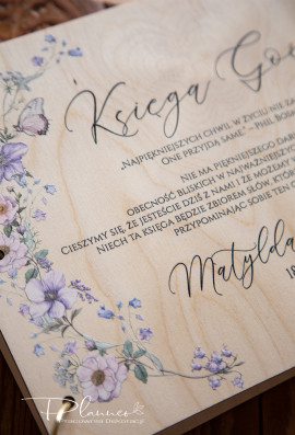 Księga Gości Bridgertonowie ze wstążką szyfonową