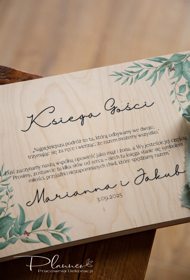 Księga Gości Zielone Liście
