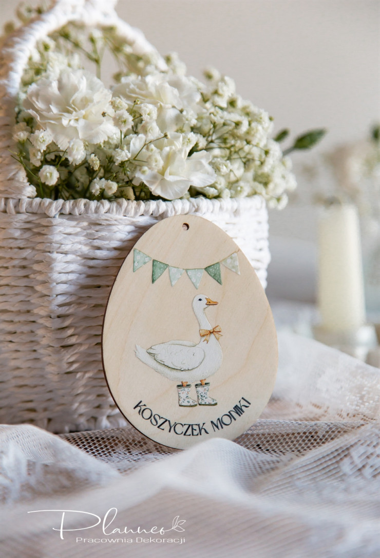 Zawieszka jajko z gąską