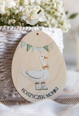 Zawieszka jajko z gąską w butach