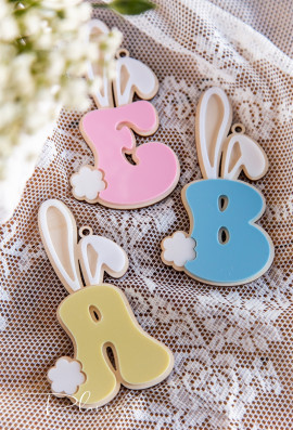 Zawieszka Kolorowa Literki A E B