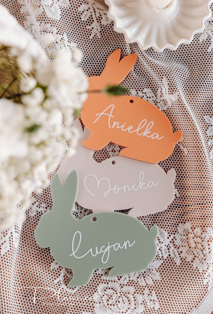 Kolorowy Zajączek z imieniem