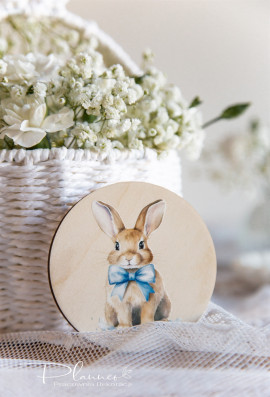 Podkładki pod kubek Niebieski Zając