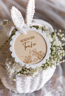 Zawieszka w formie kwiatka z imieniem