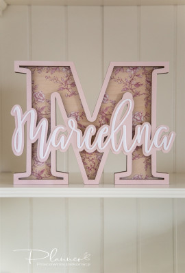 Literka z Imieniem Toile de jouy