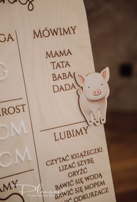 Tablica umiejętności Farma świnka