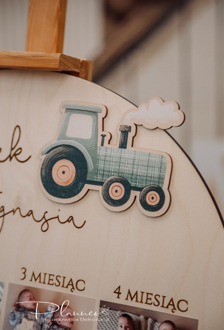 Tablica Roczkowa Farma traktor