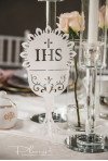 Dekoracyjny kielich IHS z plexi do postawienia