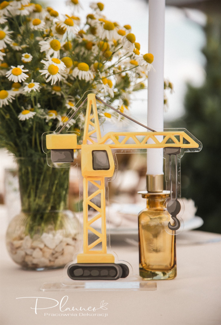 Figurki do postawienia Dźwig