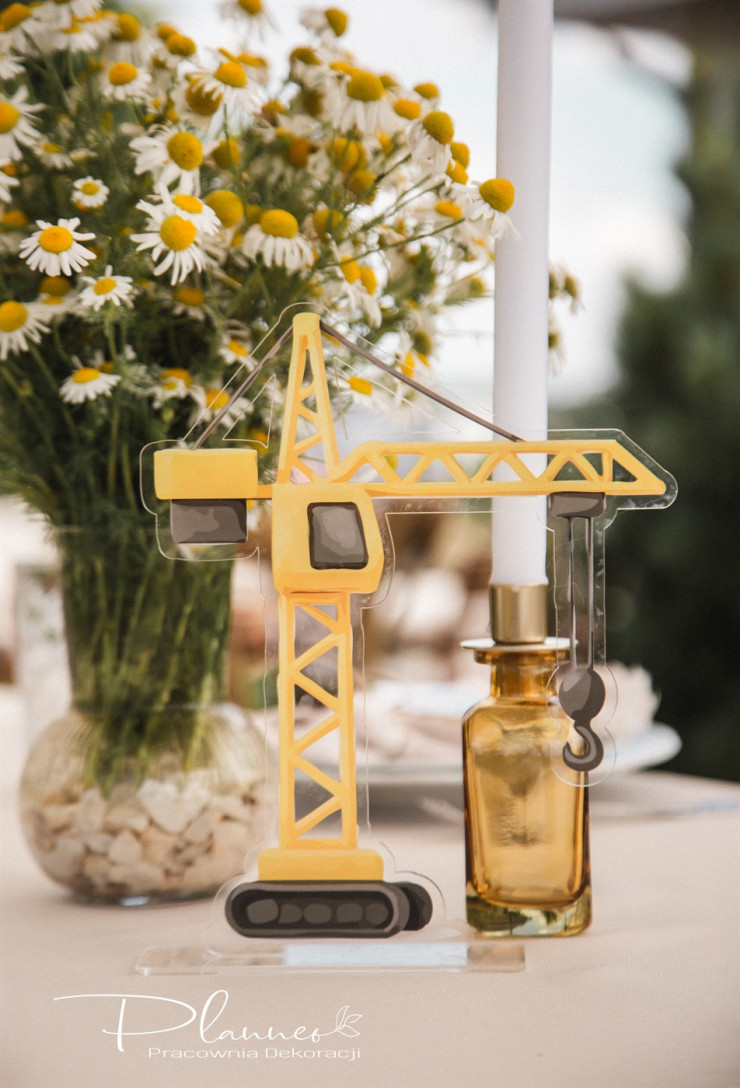 Figurki do postawienia Dźwig