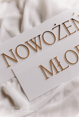 Tablica rejestracyjna elegancka