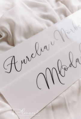 Tablica rejestracyjna elegancka