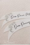 Wstęgi drukowane Dom Panny Młodej i Dom Pana Młodego eleganckie