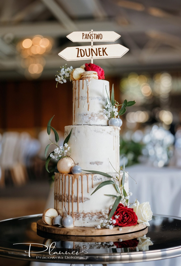 Topper Drogowskazy z nazwiskiem