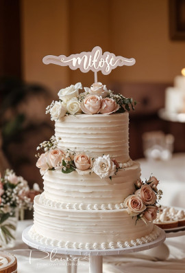 Topper Miłość z zawijasami