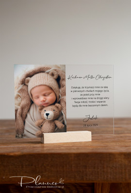 Podziękowania dla Chrzestnych minimalistyczne