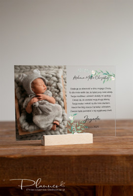 Podziękowania dla Chrzestnych kwiaty