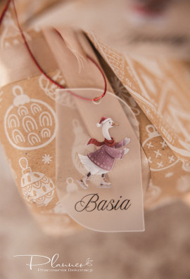 Zawieszki na prezenty Gąski i Króliczki