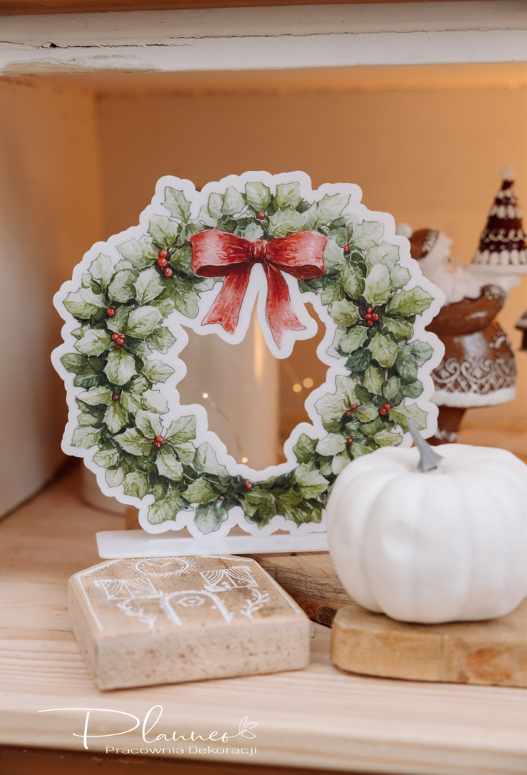 Bożonarodzeniowe Figurki do postawienia wieniec