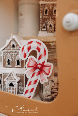 Bożonarodzeniowe Figurki do postawienia cukrowa laska