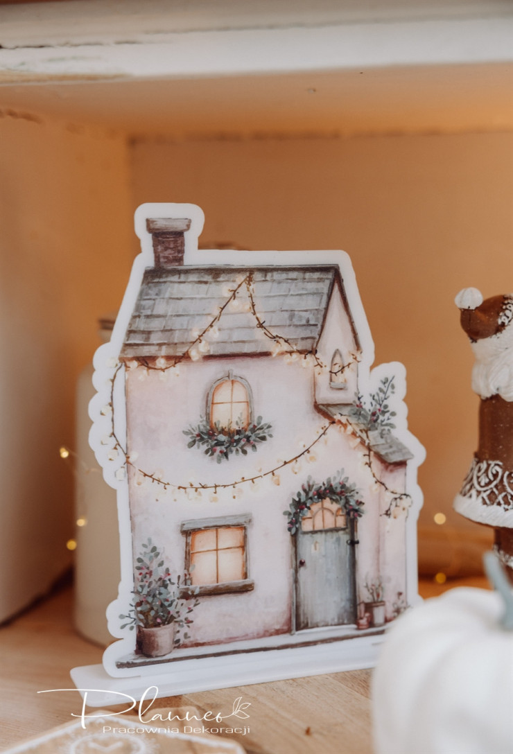 Bożonarodzeniowe Figurki do postawienia domek
