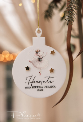 Bombka Moja Pierwsza Gwiazdka Myszka Baletnica