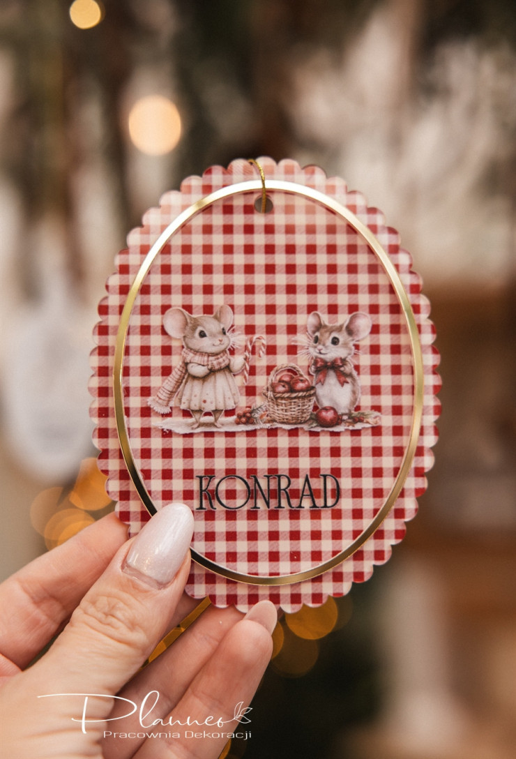 Bombka Kratka Świąteczna