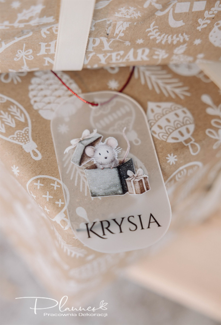 Zawieszki na prezent Myszki