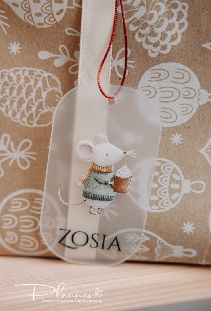 Zawieszki na prezent Myszki
