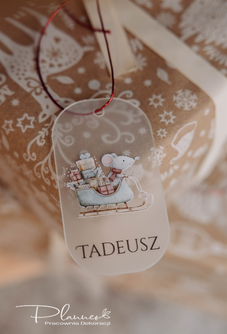 Zawieszki na prezent Myszki