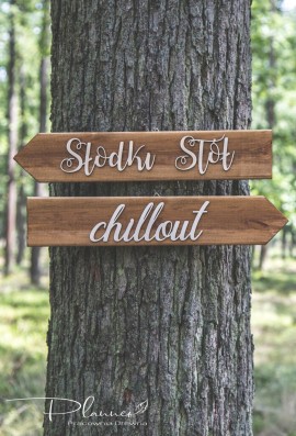 Drogowskaz ślubny jasny dąb